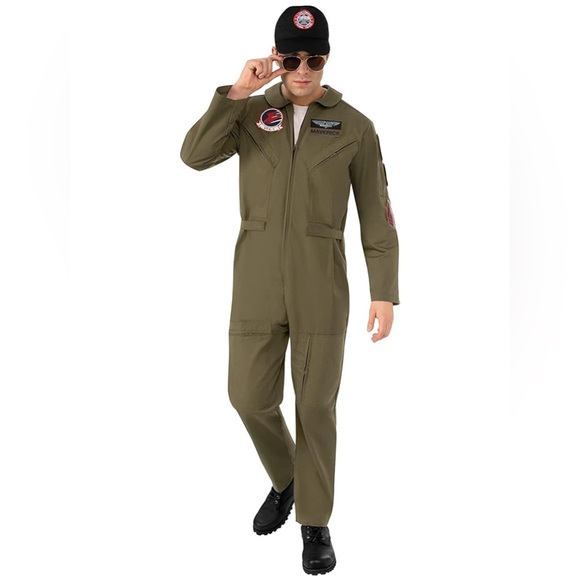 Rubie's Other - Rubie’s Top Gun Maverick Deluxe Flight Suit Adult Costume